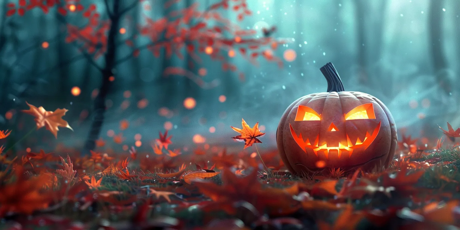 cute halloween wallpaper, style, 4K  2:1