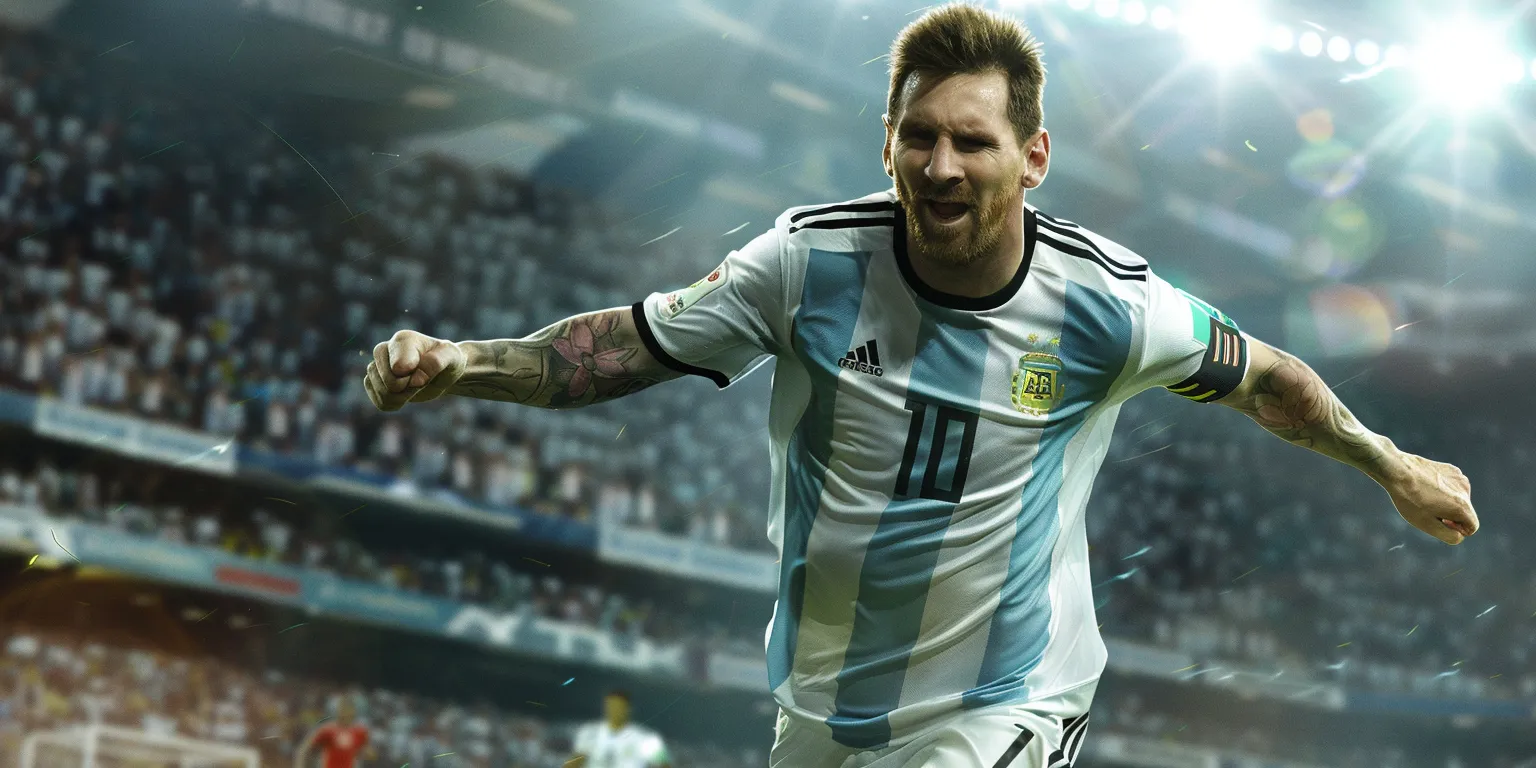 messi wallpaper world cup, style, 4K  2:1