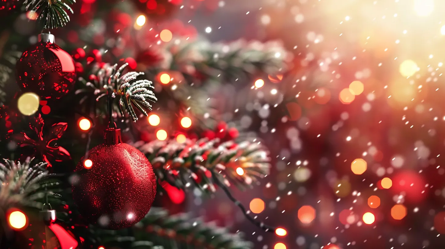 christmas background, wallpaper style, 4K  16:9