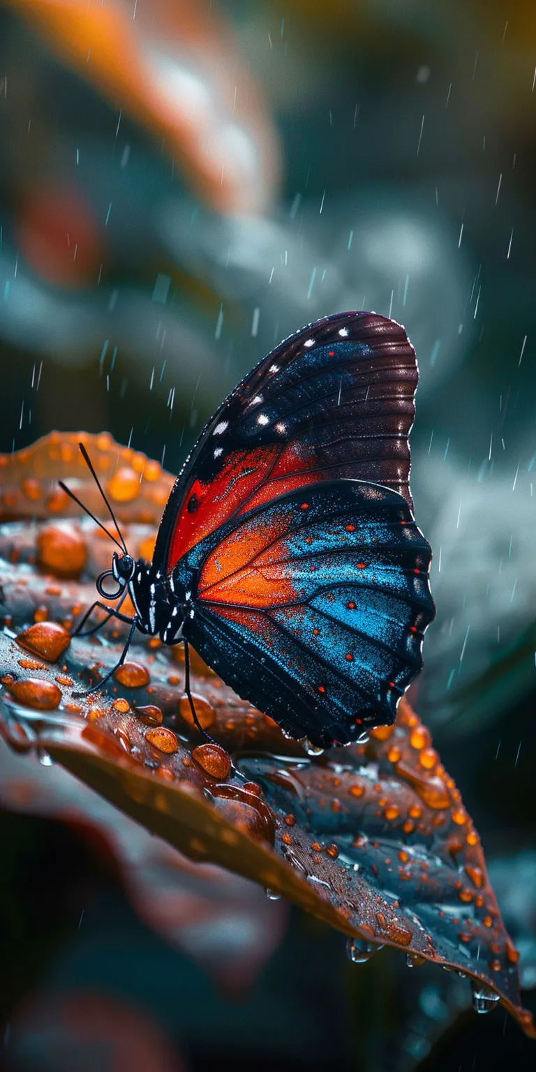 butterfly wallpaper laptop, style, 4K  1:2