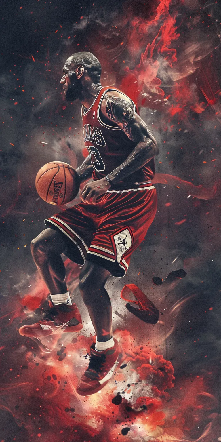 michael jordan wallpaper, style, 4K  1:2