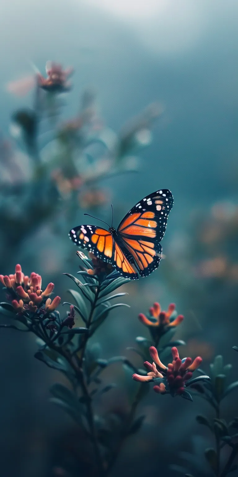 butterfly wallpaper laptop, style, 4K  1:2