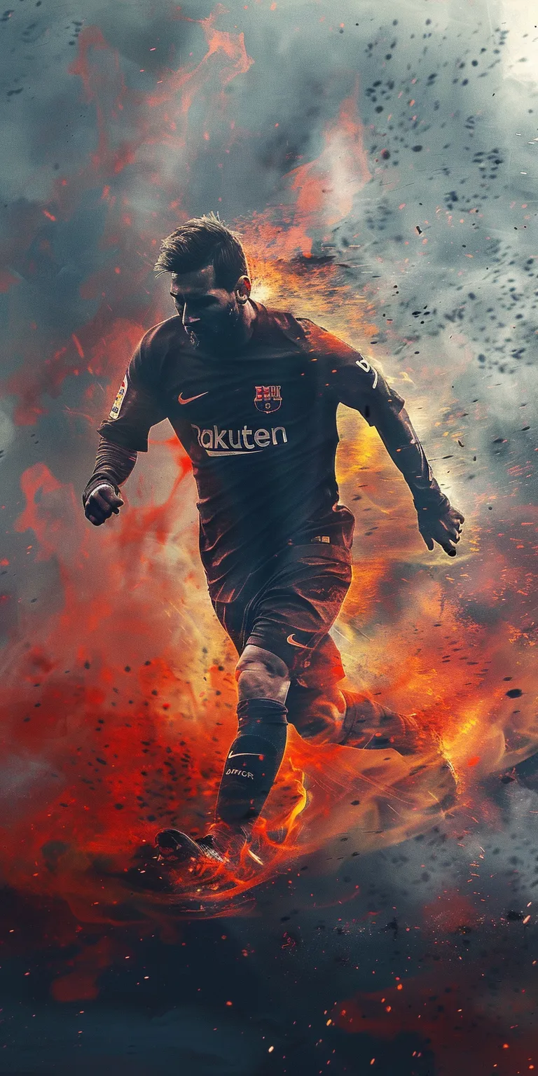 messi wallpaper 4k, style, 4K  1:2