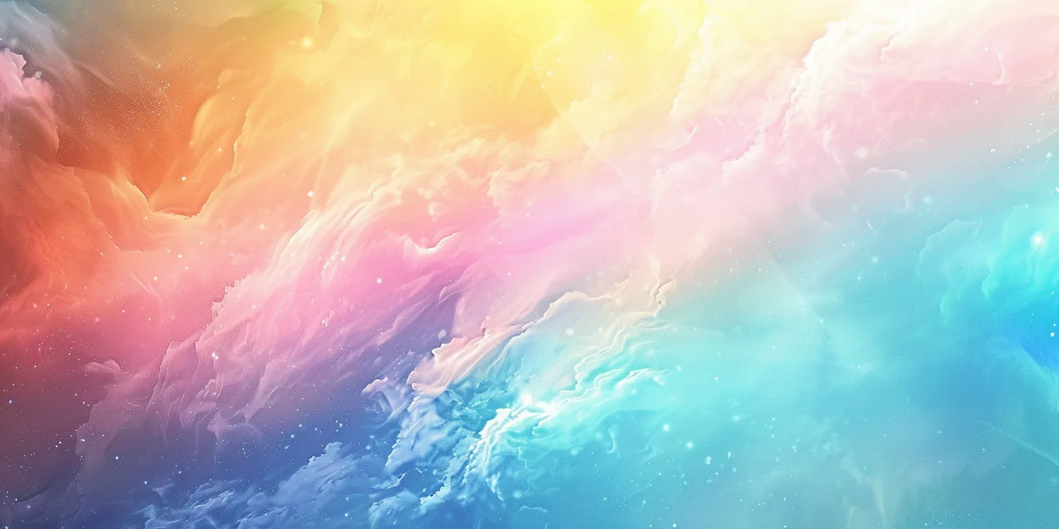 rainbow background pastel, wallpaper style, 4K  2:1