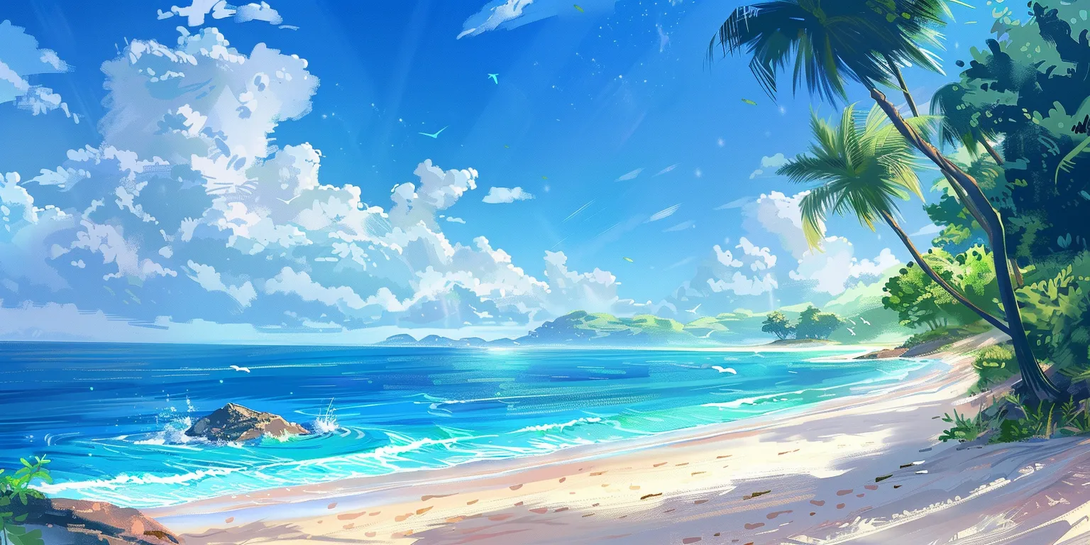 summer backgrounds for computer, wallpaper style, 4K  2:1