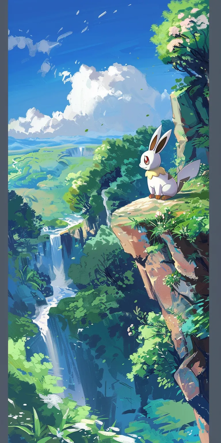 pokemon background, wallpaper style, 4K  1:2