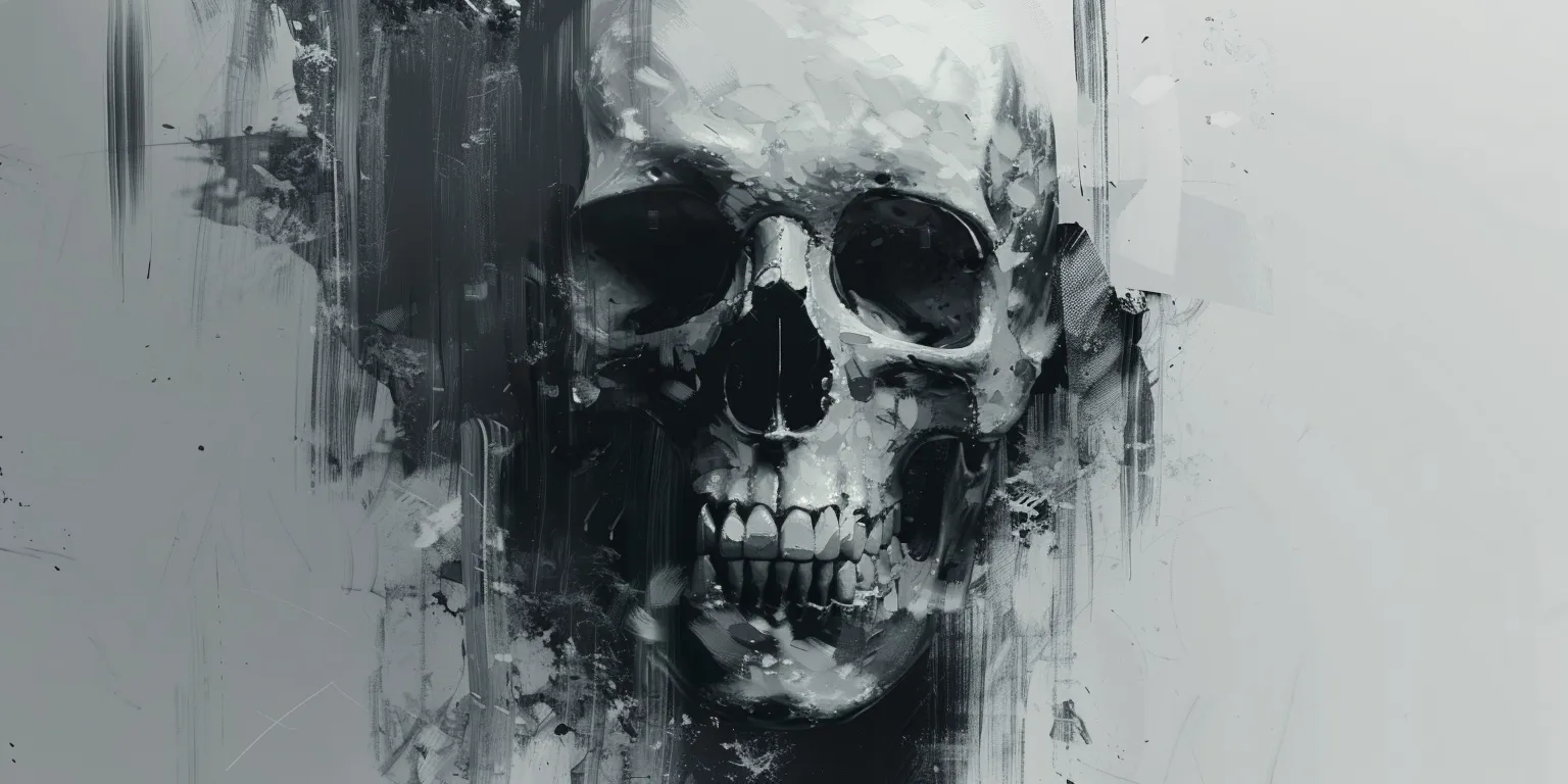 skull wallpaper skull, wall, skeleton, hollow, death