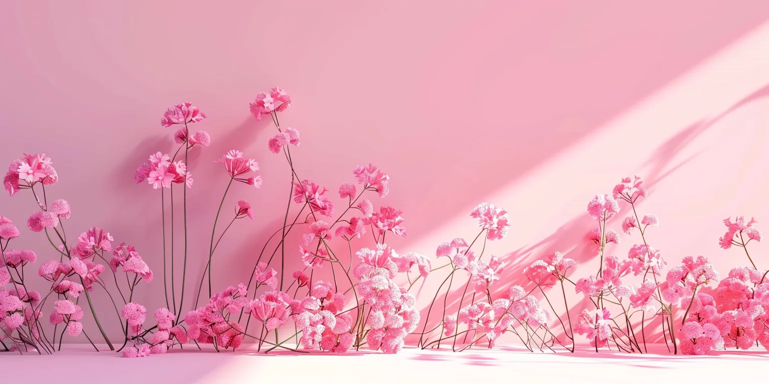 pink background, wallpaper style, 4K  2:1