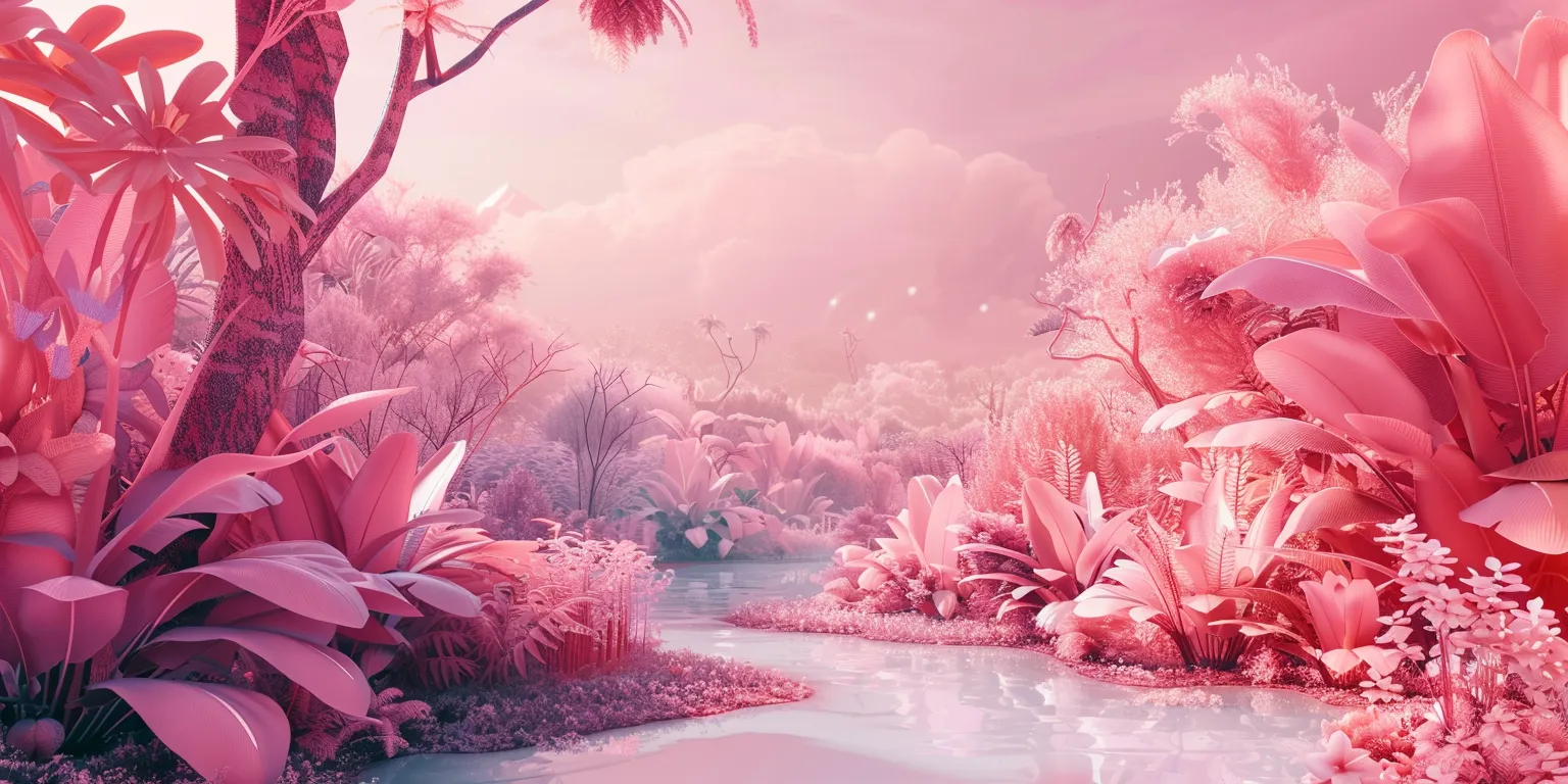wallpaper in pink shade, style, 4K  2:1
