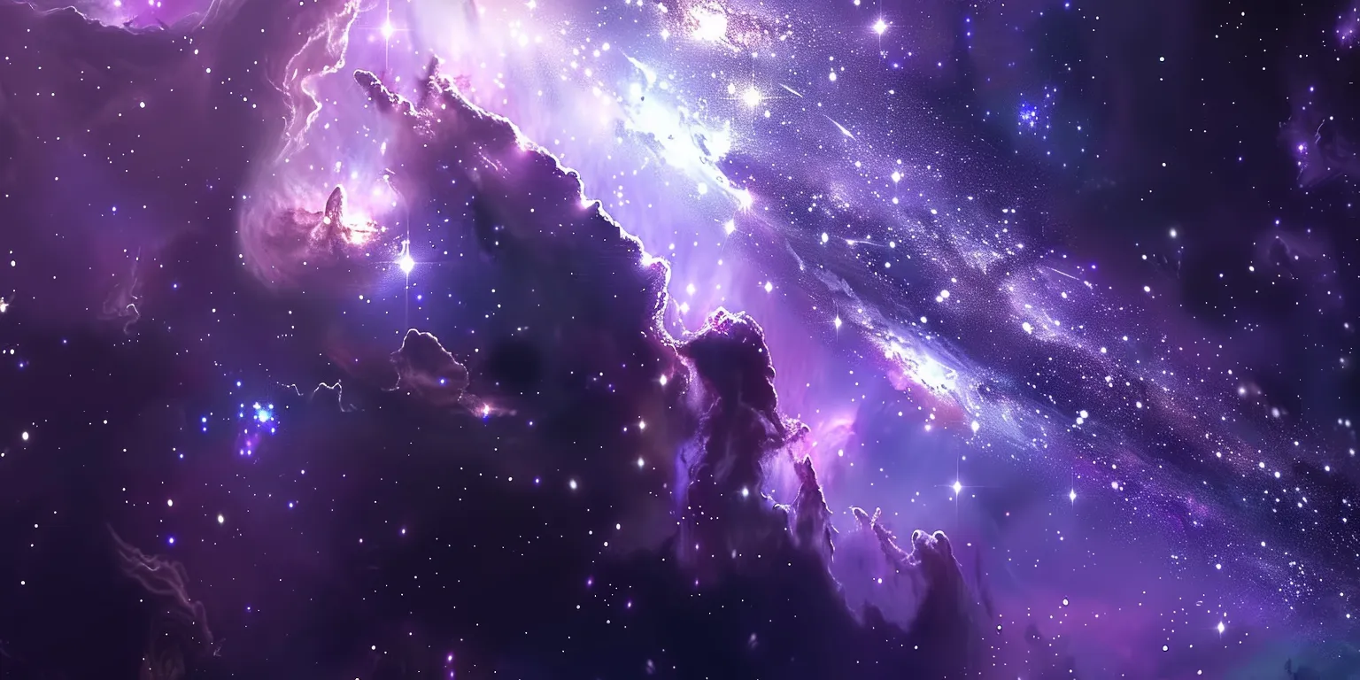 galaxy background, wallpaper style, 4K  2:1