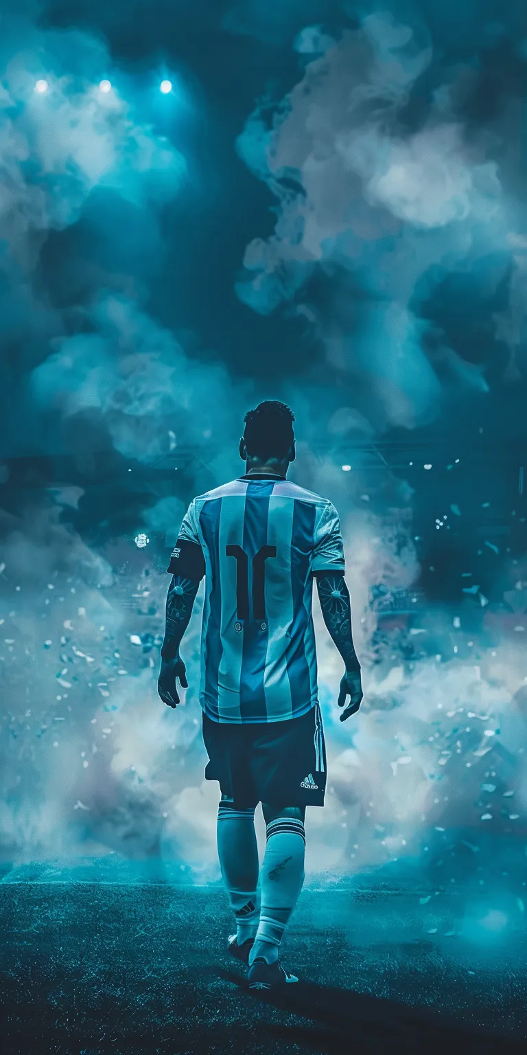 messi wallpaper world cup, style, 4K  1:2
