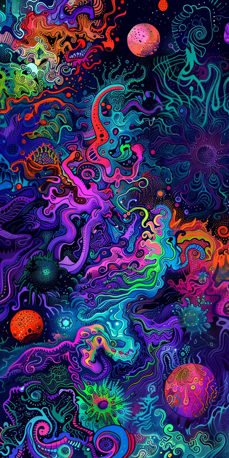 trippy wallpaper psychedelic, galaxy, colorful, 3840x1080, color