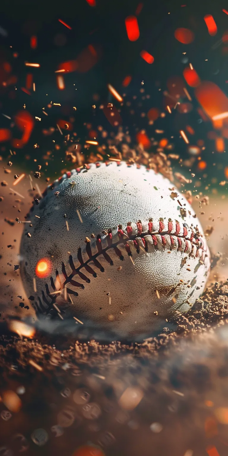 baseball wallpapers cool, wallpaper style, 4K  1:2