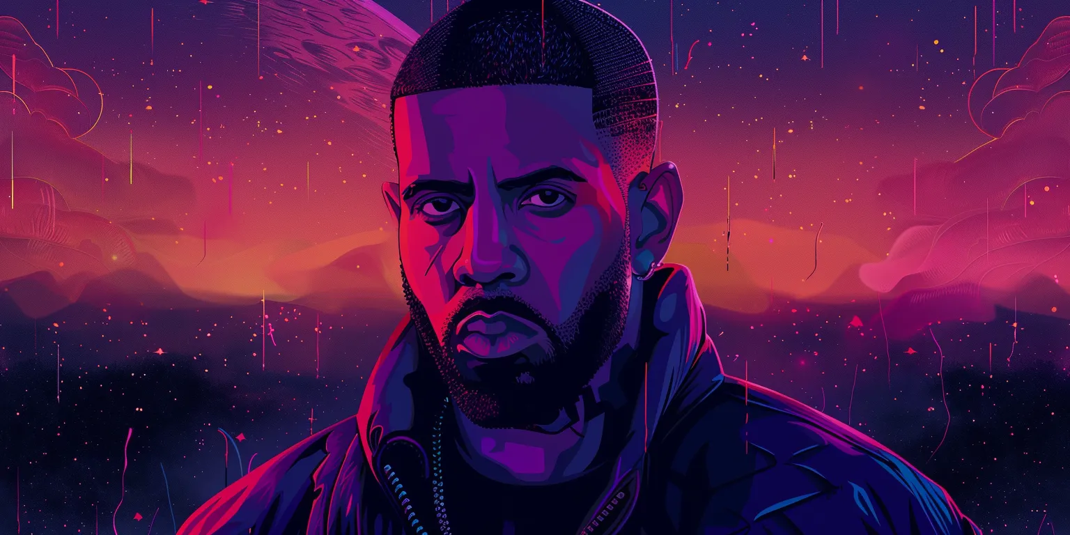 drake wallpaper laptop, style, 4K  2:1