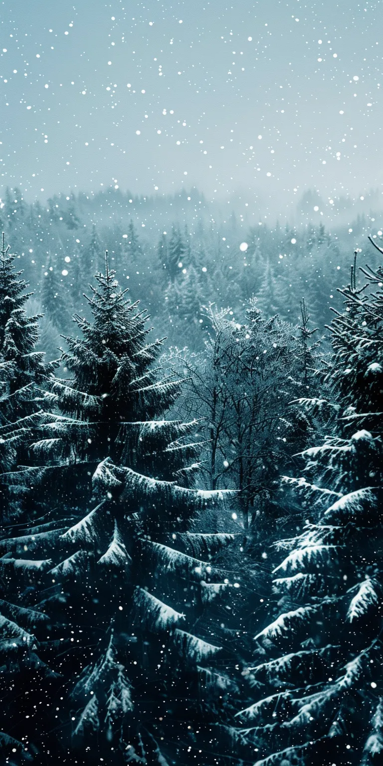 winter background aesthetic, wallpaper style, 4K  1:2