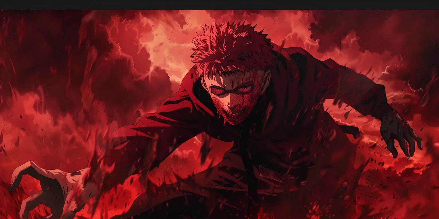 jujutsu kaisen wallpaper desktop, style, 4K  2:1