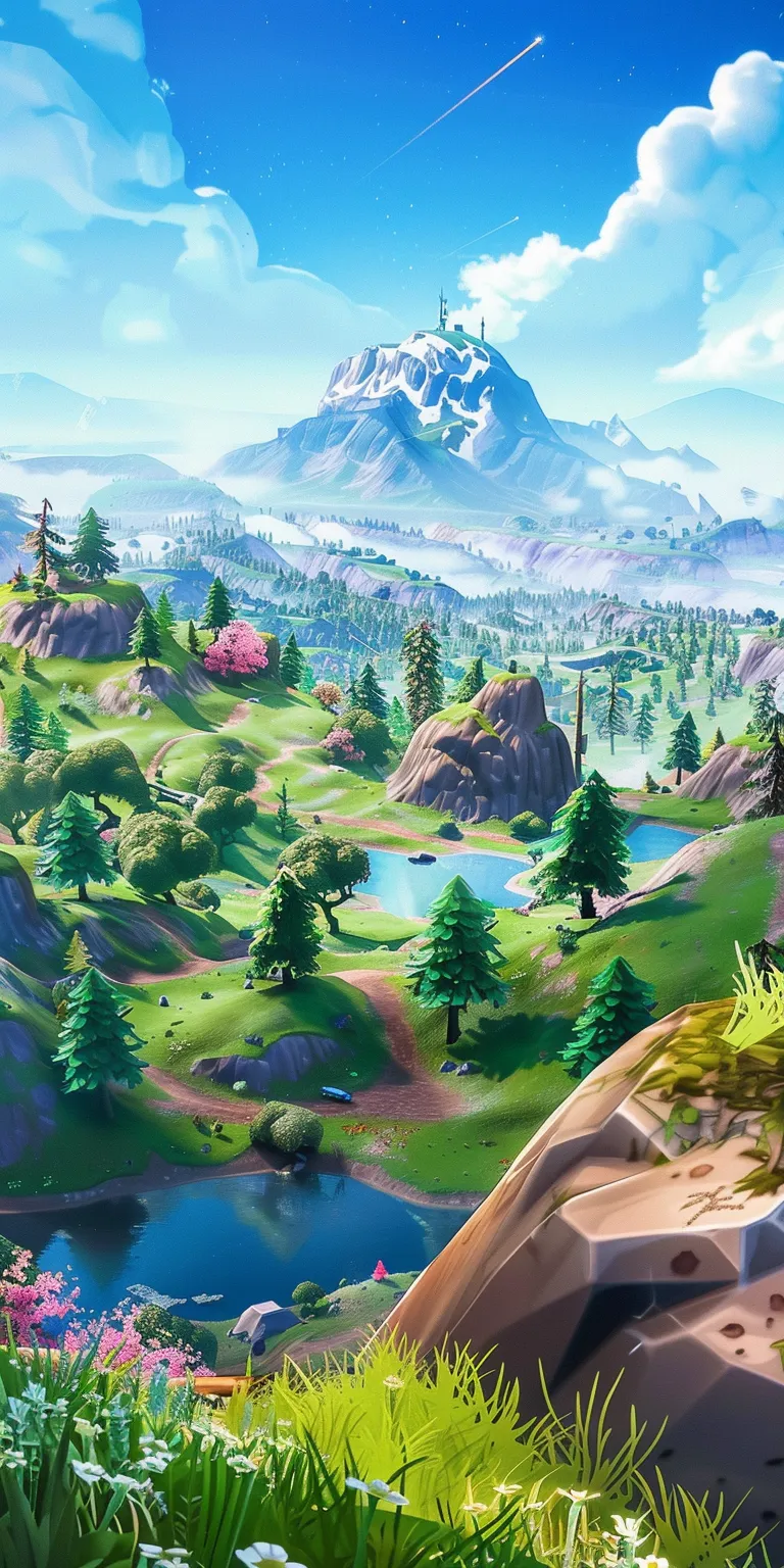 fortnite background chapter 5, wallpaper style, 4K  1:2