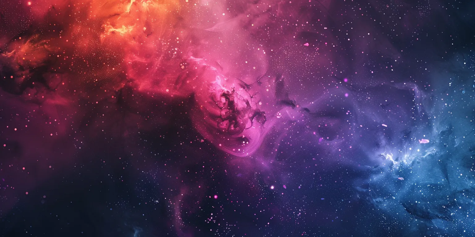 wall paper design galaxy, space, universe, 3840x1080