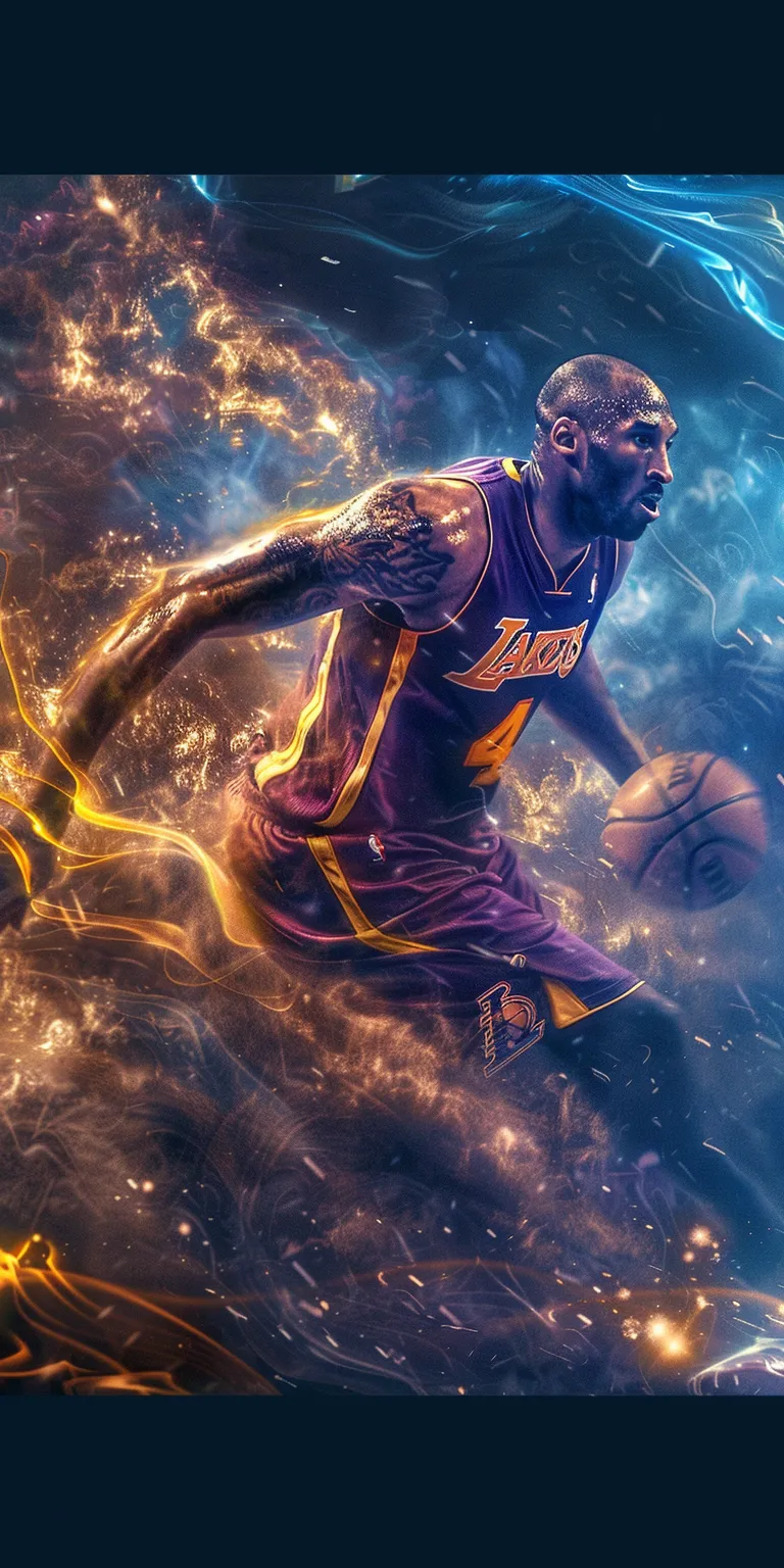 kobe bryant wallpapers 4k, wallpaper style, 4K  1:2