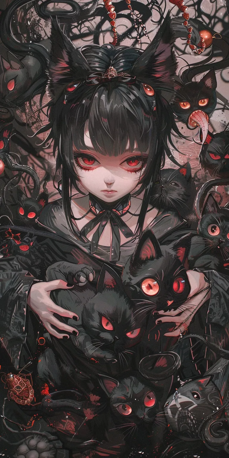 kuromi wallpaper, wallpaper style, 4K  1:2