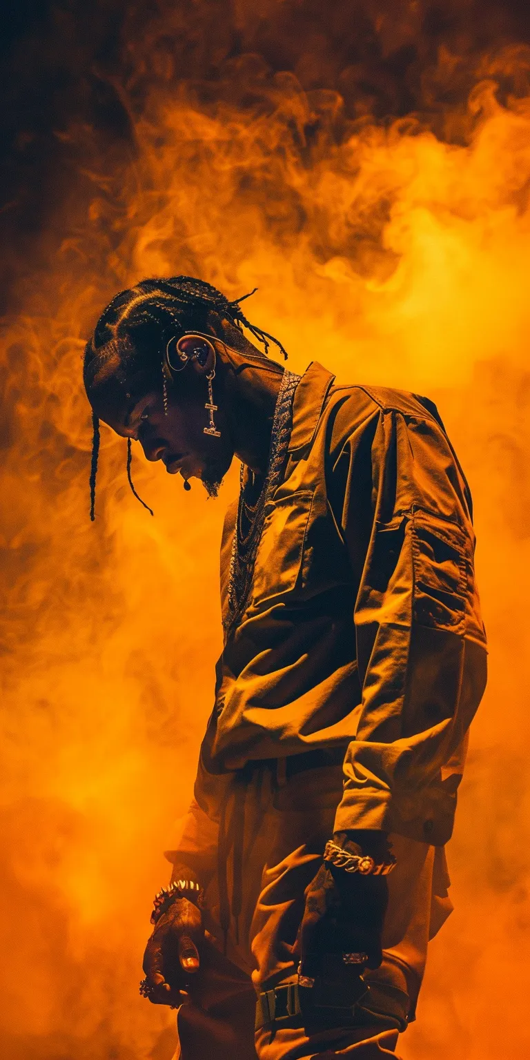 travis scott wallpaper iphone, style, 4K  1:2