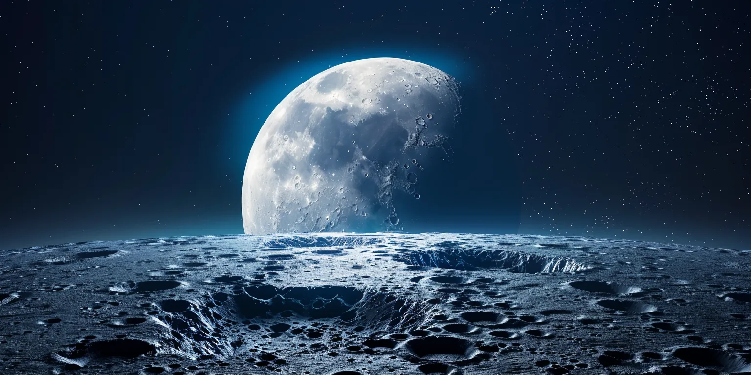 moon wallpaper moon, zedge, space, wall, 3840x1080