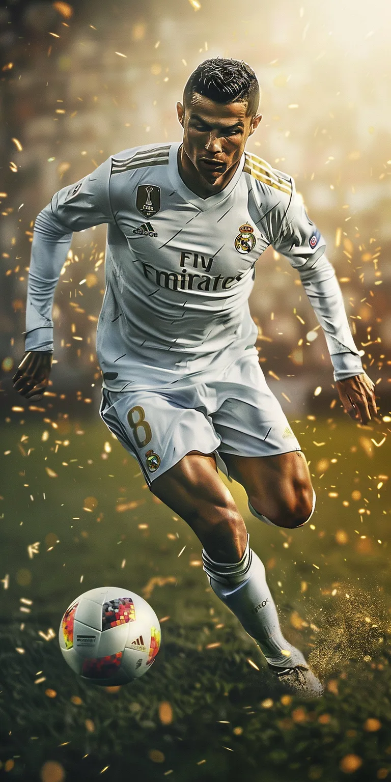 soccer wallpaper ronaldo, style, 4K  1:2