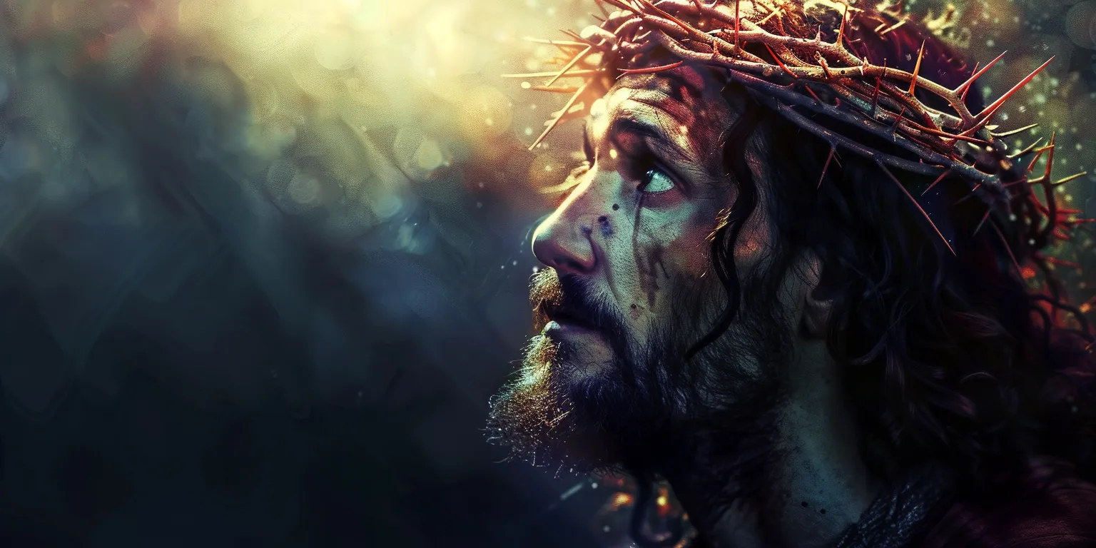 god wallpaper jesus, style, 4K  2:1