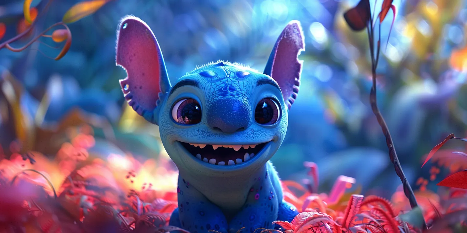 stitch backgrounds for your phone, wallpaper style, 4K  2:1