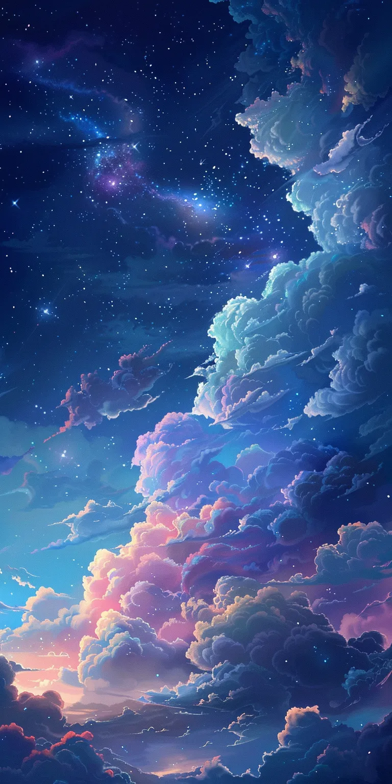 sky background images, wallpaper style, 4K  1:2