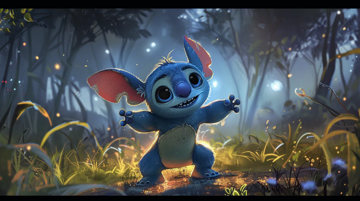 stitch wallpapers, wallpaper style, 4K  16:9