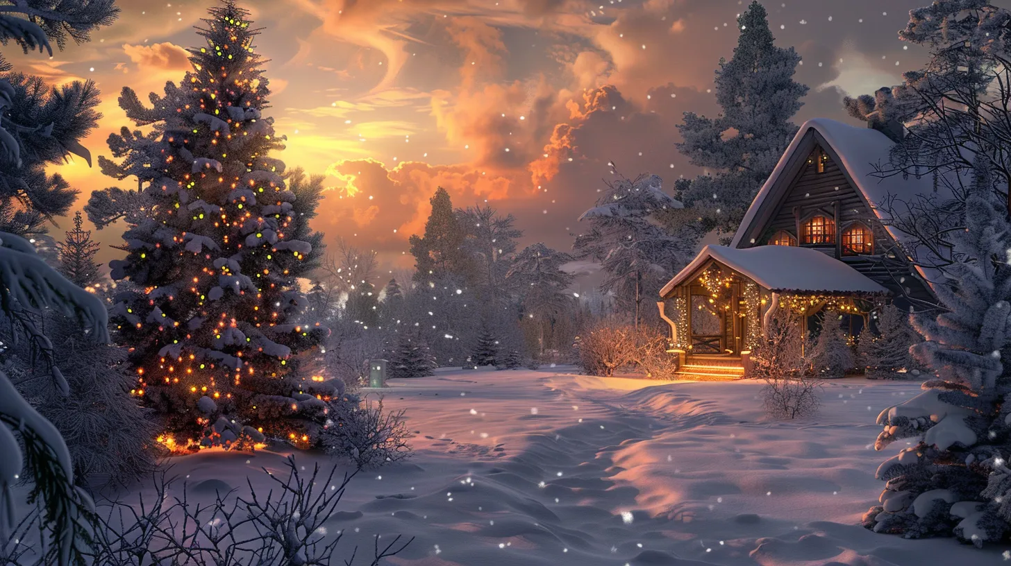 christmas wallpapers, wallpaper style, 4K, HD  16:9