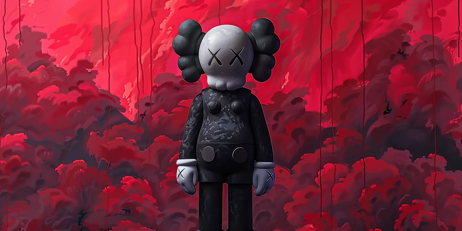 kaws wallpapers 4k, wallpaper style, 4K  2:1