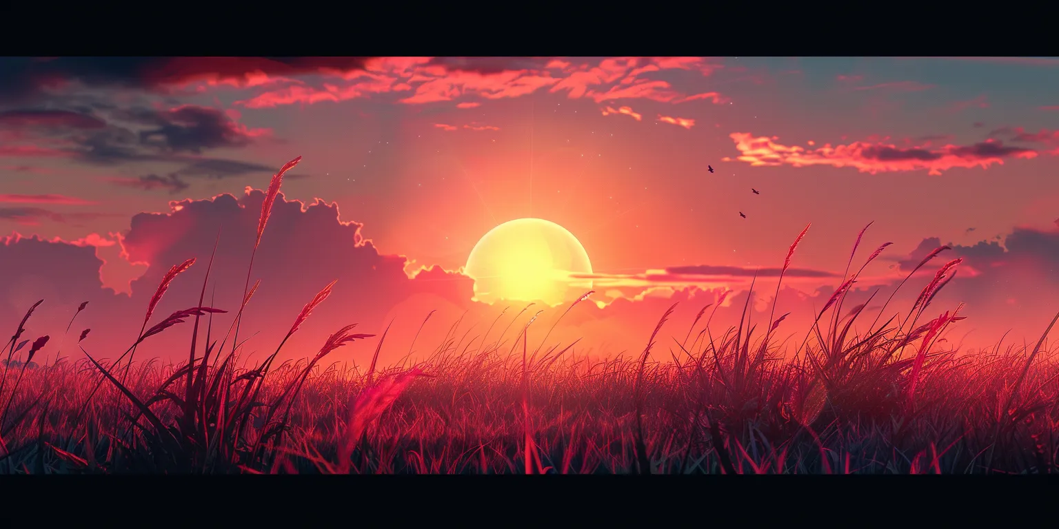 sunset background wallpaper, wallpaper style, 4K  2:1