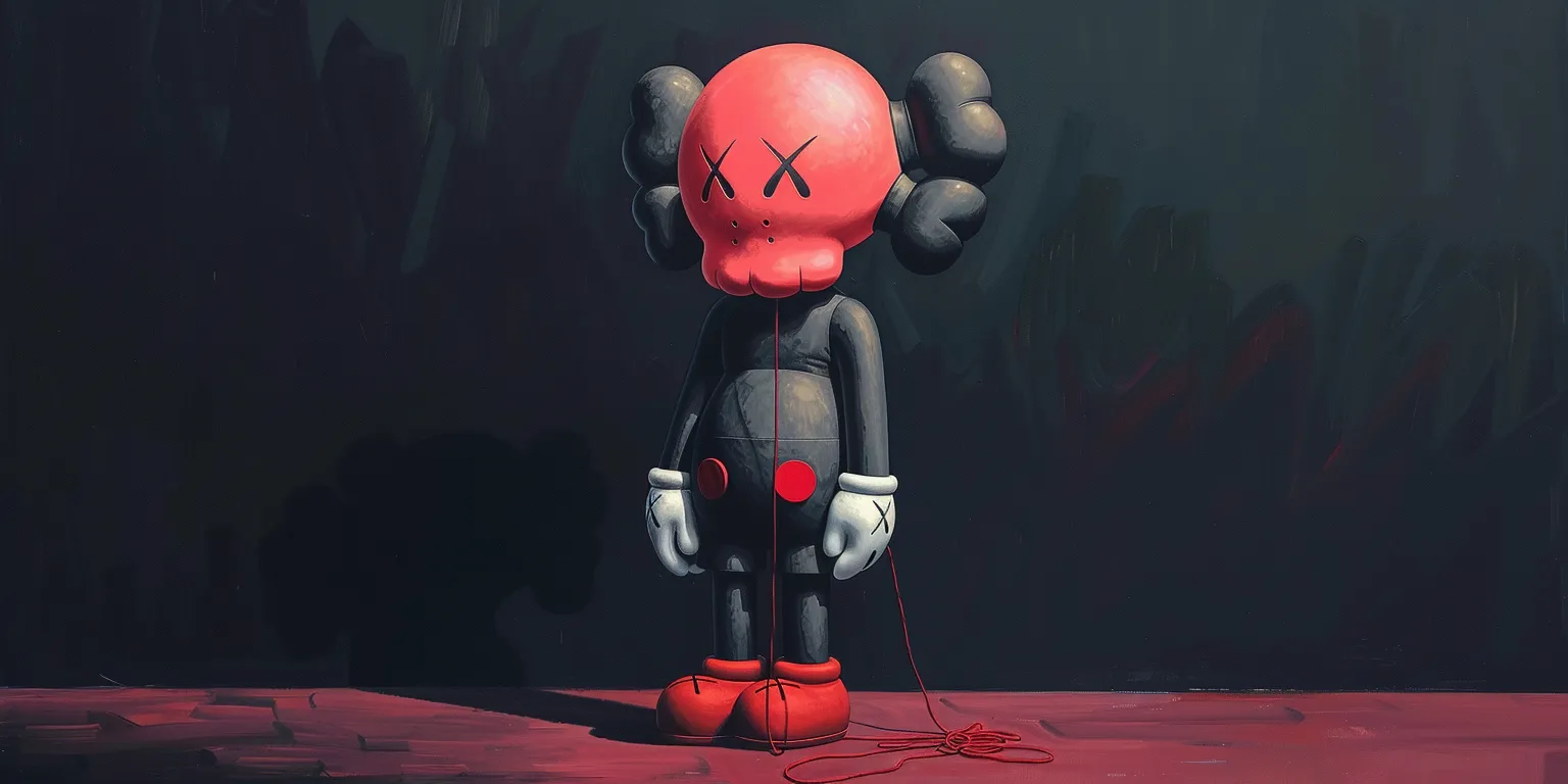 kaws wallpapers iphone, wallpaper style, 4K  2:1