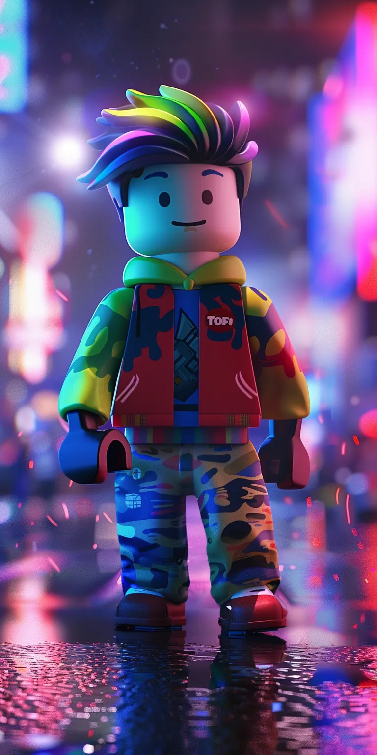 roblox wallpaper boy, style, 4K  1:2