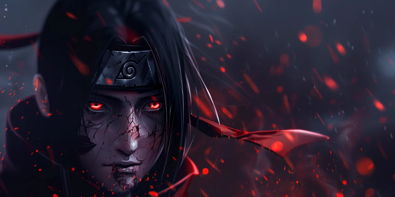 itachi wallpaper 4k phone, style, 4K  2:1