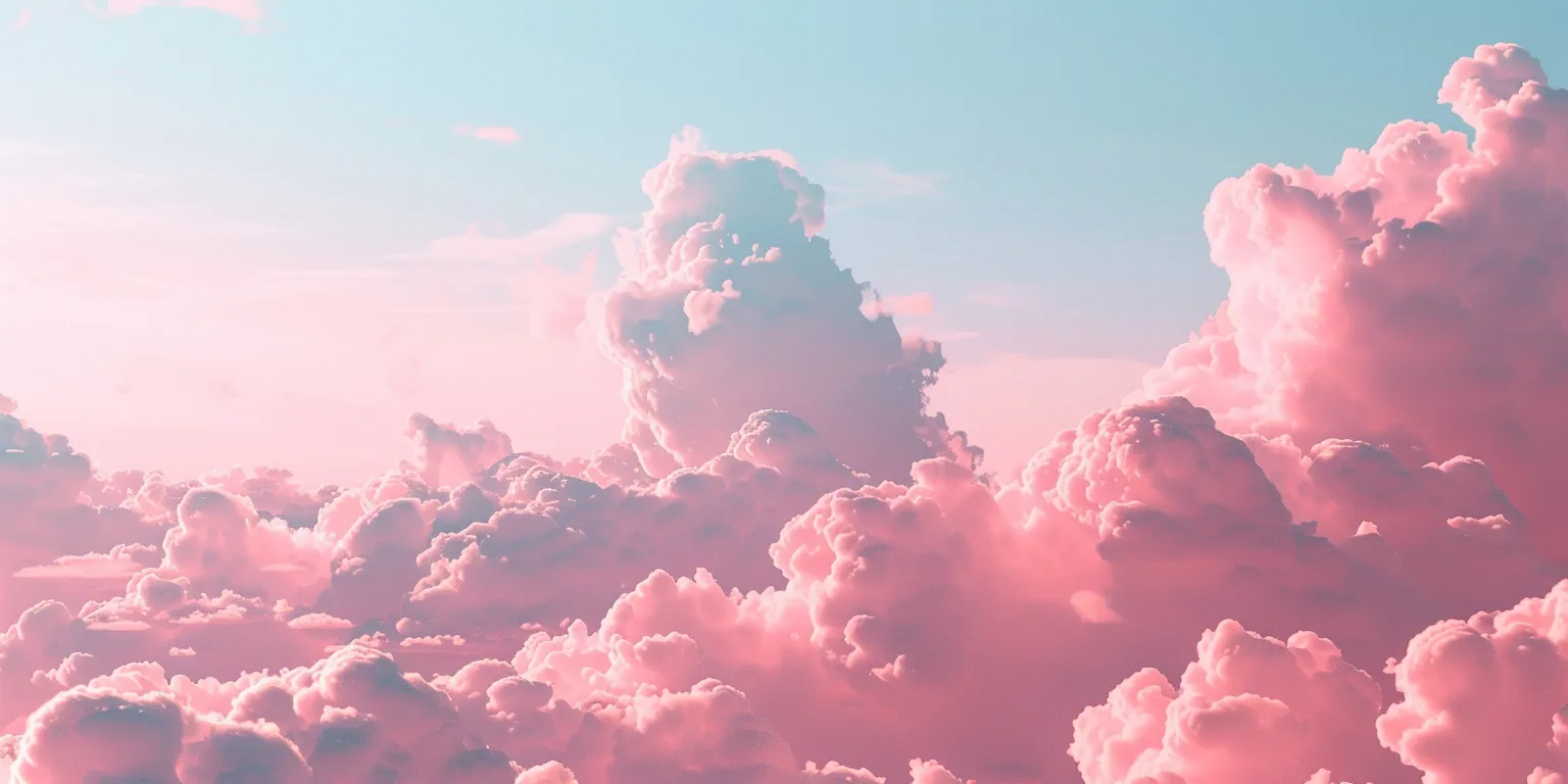 light pink wallpaper sky, cloud, 3840x1080, pastel, 2560x1440