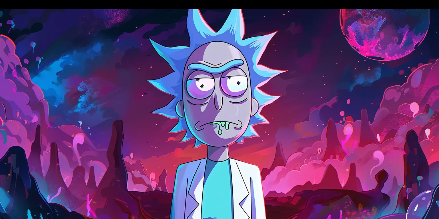 rick and morty wallpapers 4k, wallpaper style, 4K  2:1