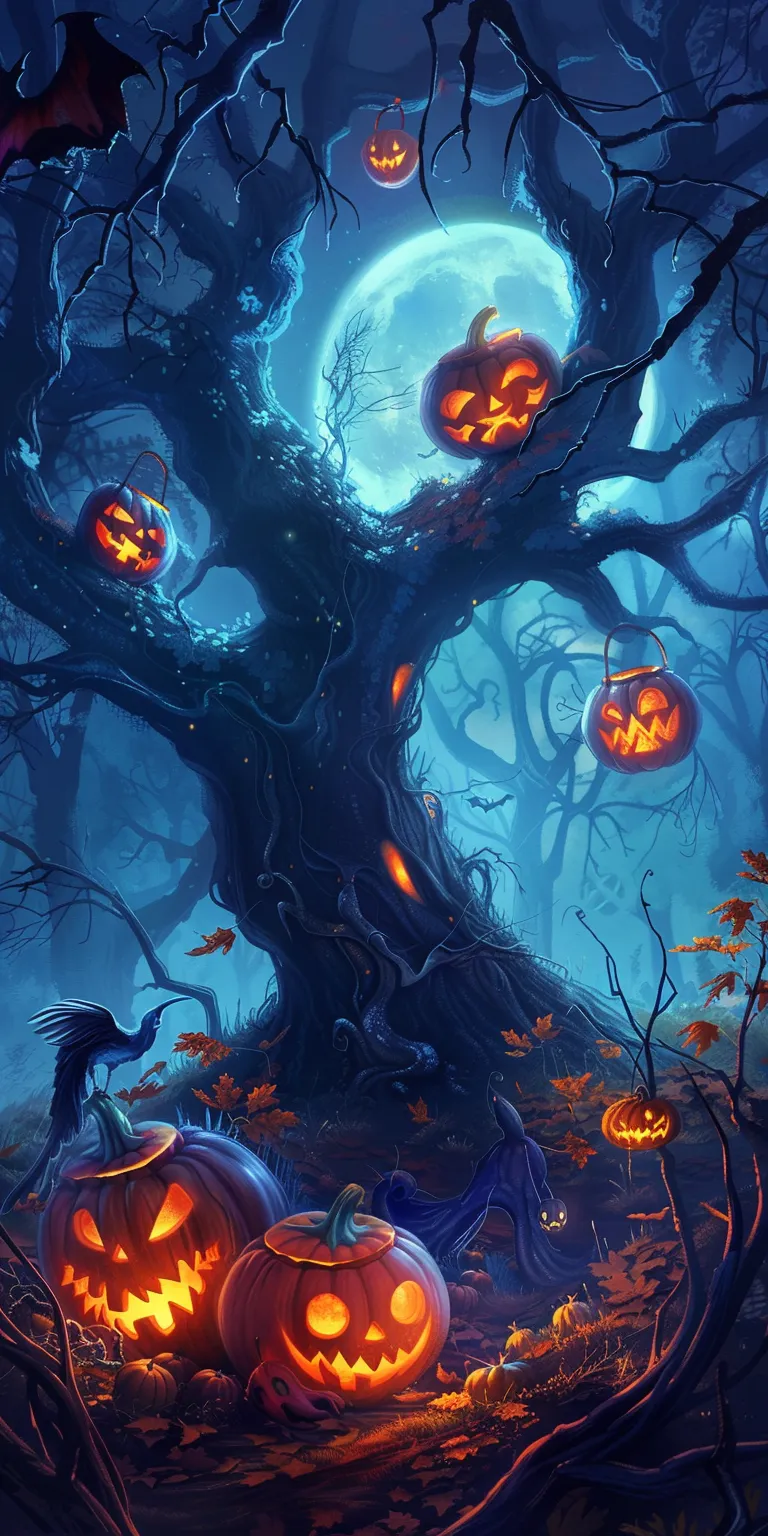 halloween desktop wallpaper 1920x1080, style, 4K  1:2