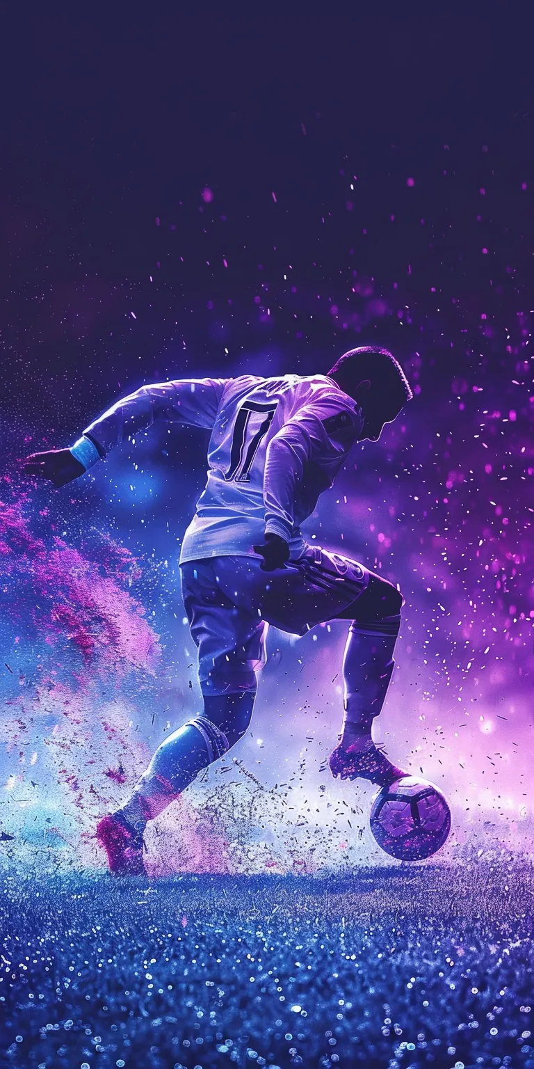 football wallpaper, style, 4K  1:2