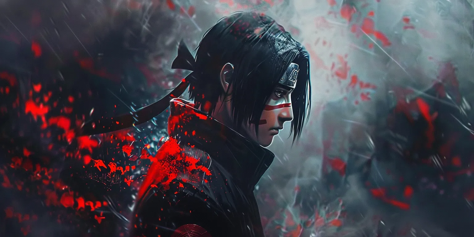 itachi wallpaper, wallpaper style, 4K  2:1