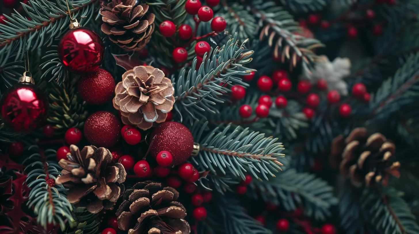 christmas background iphone, wallpaper style, 4K  16:9