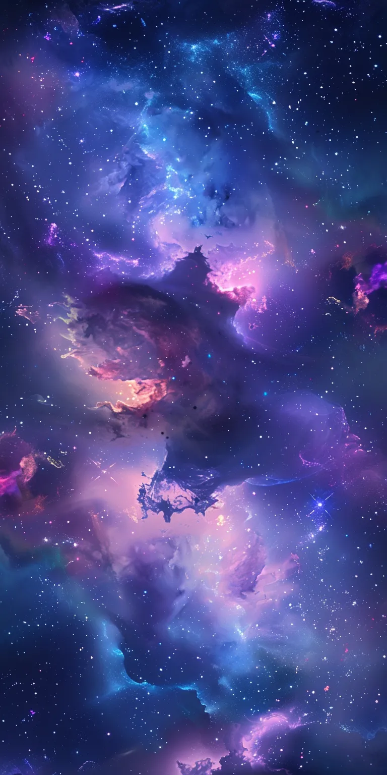 galaxy background wallpaper, wallpaper style, 4K  1:2