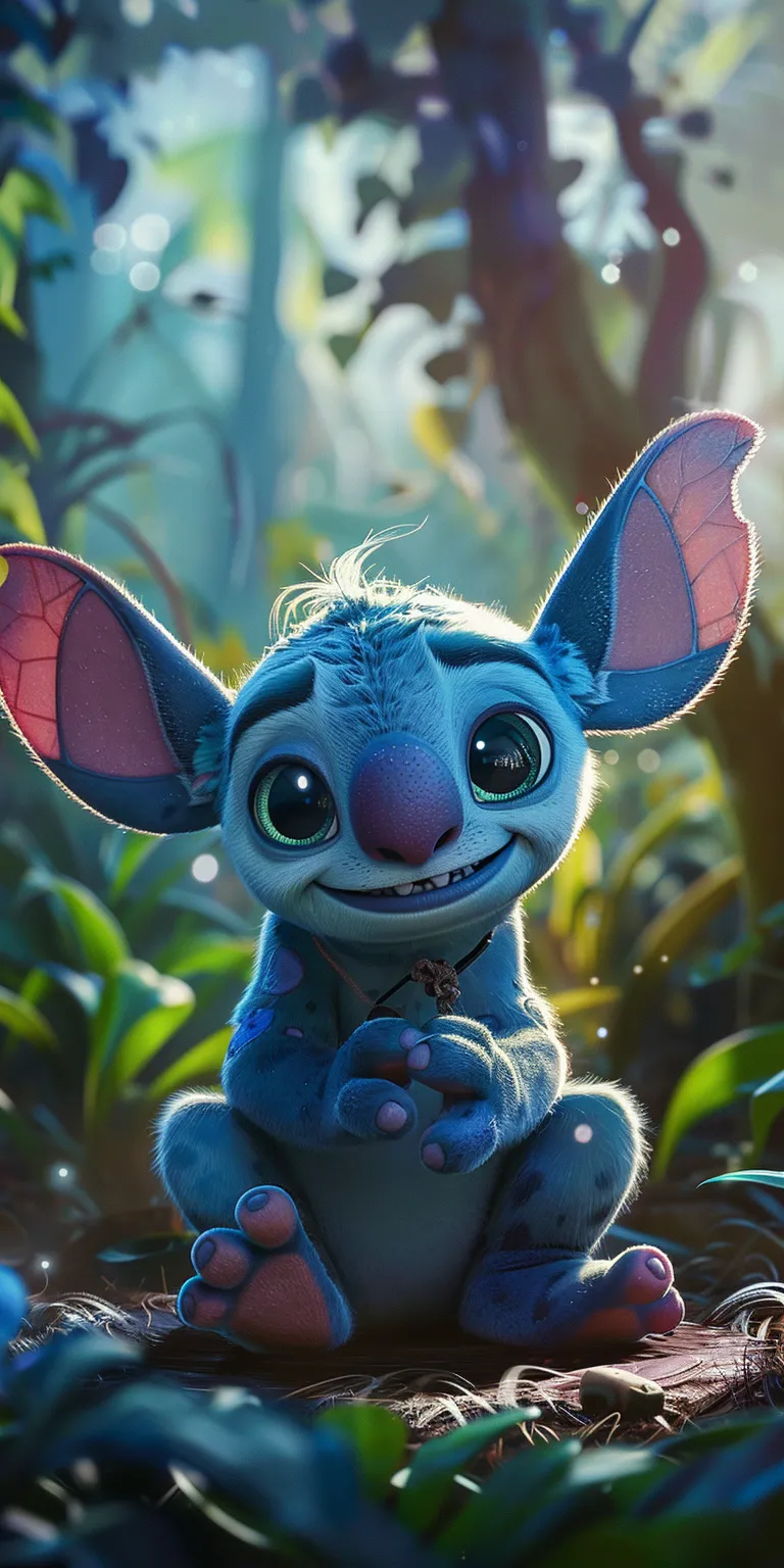 cute stitch wallpapers for ipad, wallpaper style, 4K  1:2