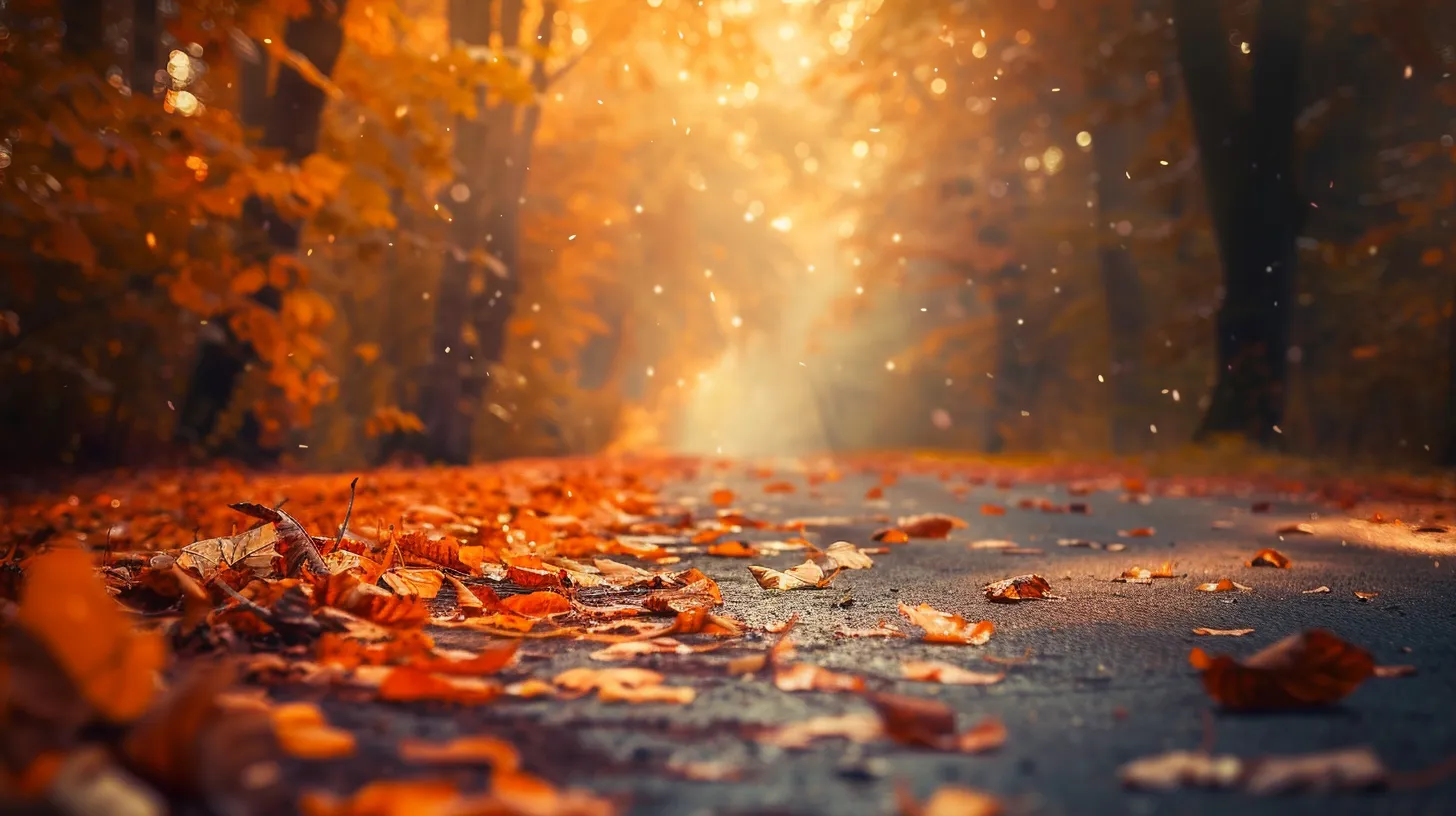 fall background images, wallpaper style, 4K  16:9