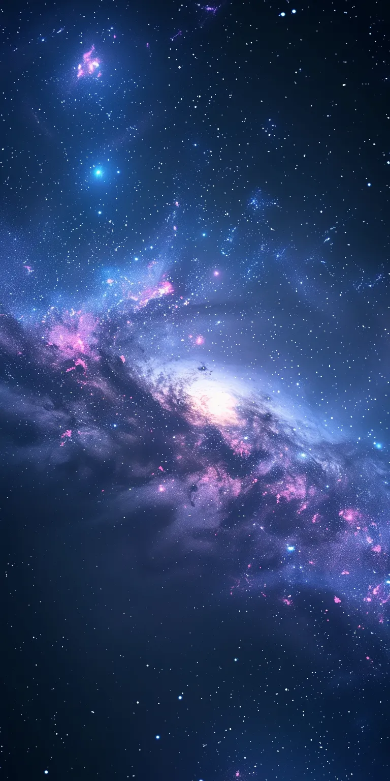 galaxy wallpaper phone, style, 4K  1:2