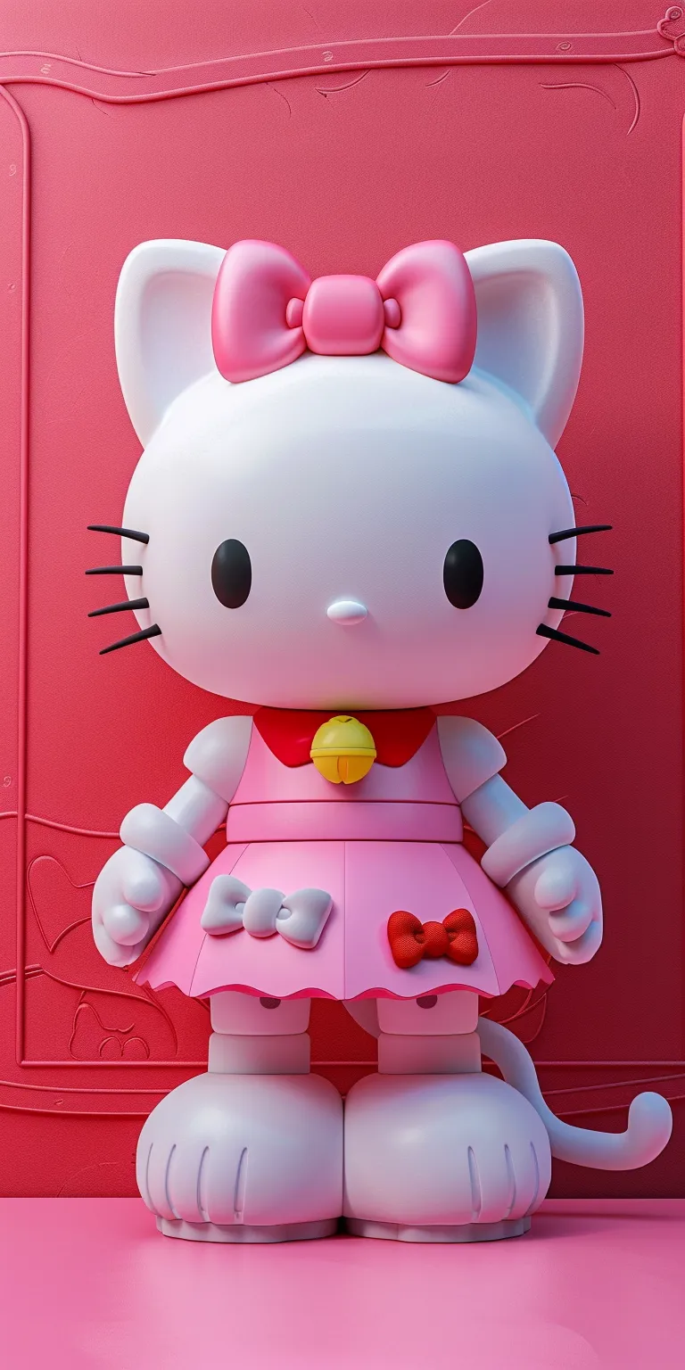 hello kitty wallpapers, wallpaper style, 4K  1:2