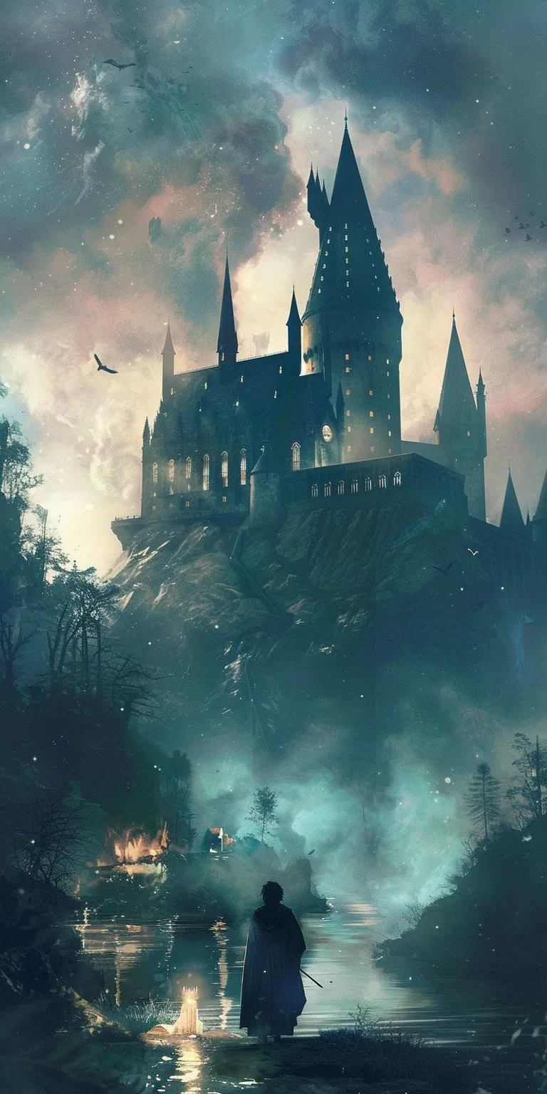 harry potter wallpaper iphone, style, 4K  1:2