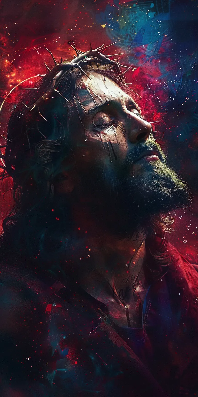 jesus wallpapers for iphone, wallpaper style, 4K  1:2